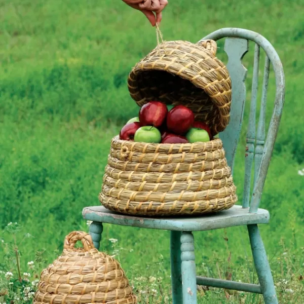 Baskets & Boxes-Kirkland's Home Natural Woven Beehive Coil Basket Tan