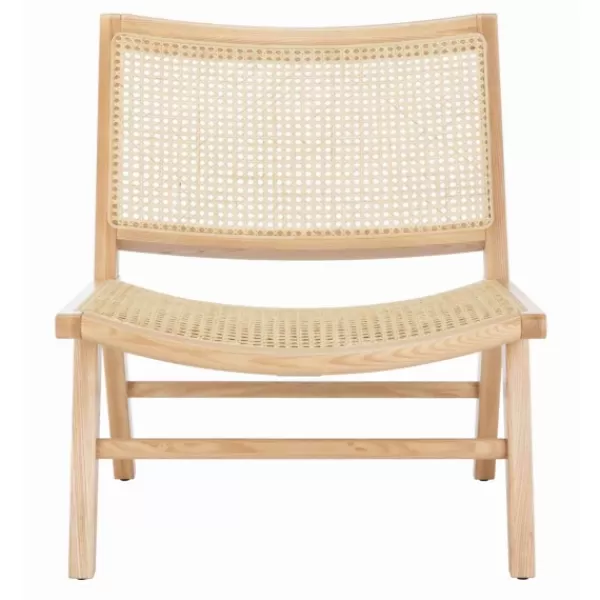 Accent Chairs-Kirkland's Home Natural Woven Rat Low-Slung Accent Chair Tan