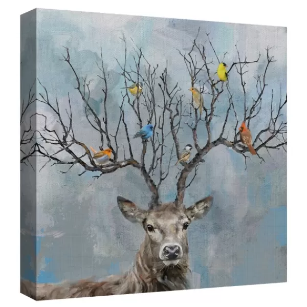 Canvas Art-Kirkland's Home Nearest And Dearest Canvas Art Print Gray/Blue