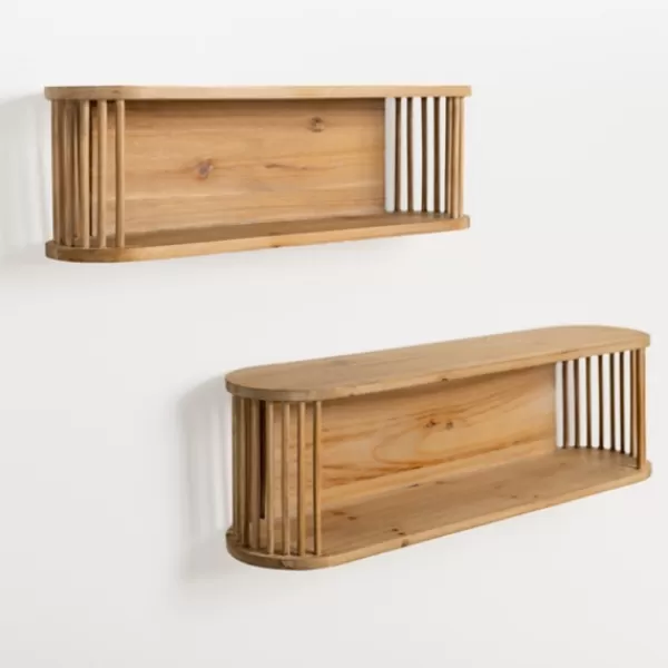 Shelves-Kirkland's Home Nesting Wood Wall Shelves, Set Of 2