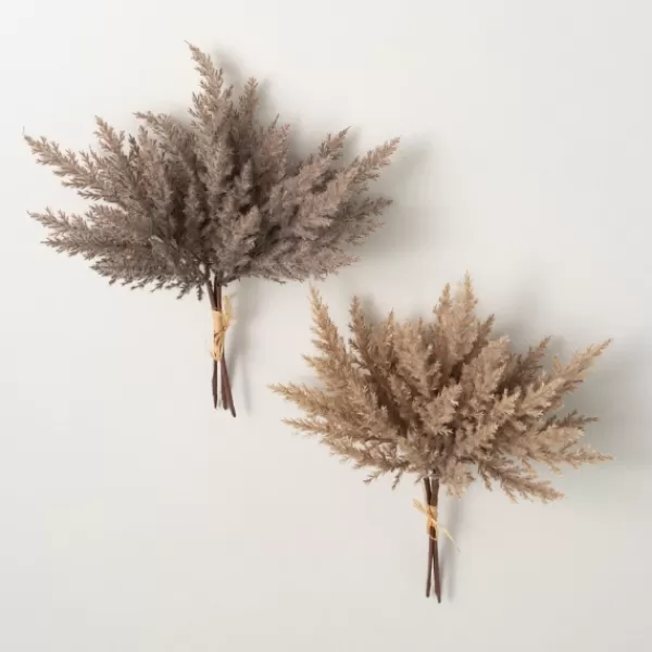 Stems & Bouquets-Kirkland's Home Neutral Pampas Grass Bundles, Set Of 2 Tan/Brown