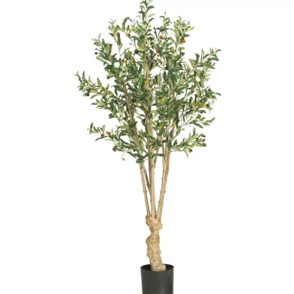 Trees & Topiaries-Kirkland's Home Olive Silk Tree, 5 Ft.