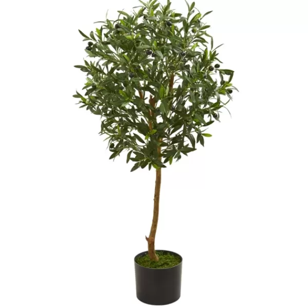 Trees & Topiaries-Kirkland's Home Olive Tree, 3.5 Ft.