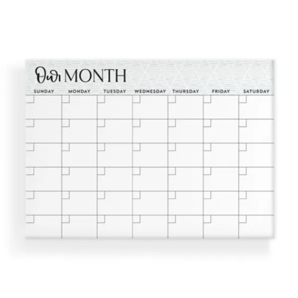 Wall Storage-Kirkland's Home Our Month Acrylic Dry Erase Board White