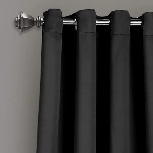 Curtains & Drapes-Kirkland's Home Out Curtain Panel Set, 84 In. Black