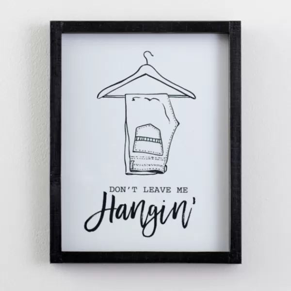 Wall Quotes & Signs-Kirkland's Home Pants Funny Laundry Room Wall Plaque Black/White