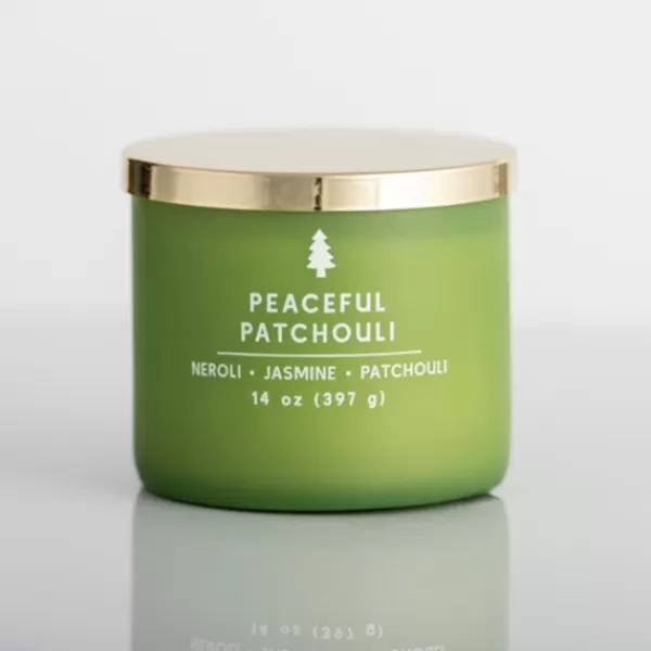 Candles-Kirkland's Home Peaceful Patchouli Triple Wick Jar Candle Green