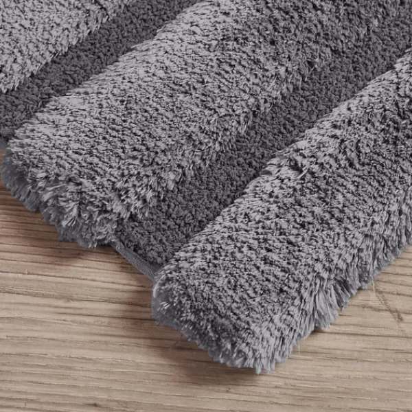 Bathroom Rugs-Kirkland's Home Pearl Tufted Bath Mat, 34 In. Gray