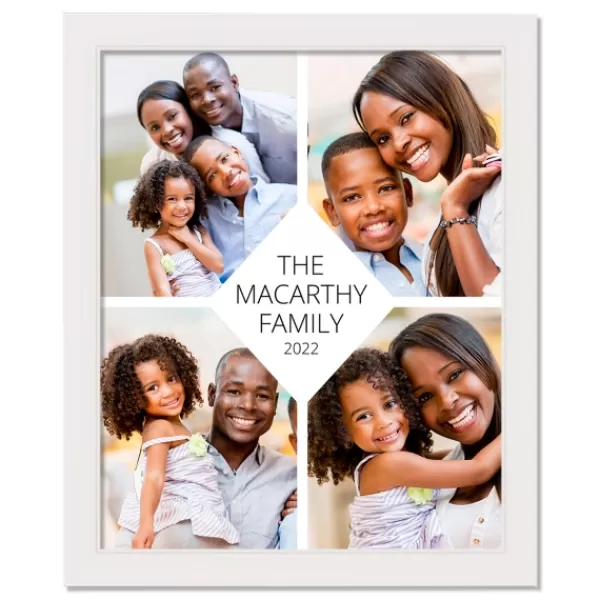 Wall Quotes & Signs-Kirkland's Home Personalized 4-Photo Frame Wall Plaque White
