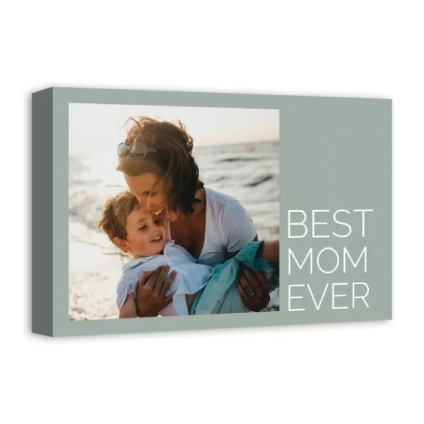 Wall Quotes & Signs-Kirkland's Home Personalized Best Mom Ever Canvas Art Print Green