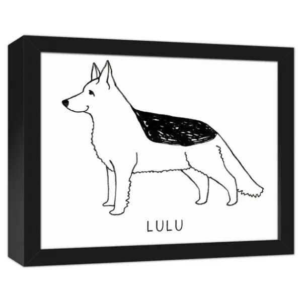 Wall Quotes & Signs-Kirkland's Home Personalized German Shepard Framed Wall Plaque Black/White
