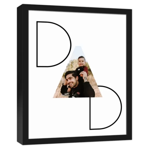 Wall Quotes & Signs-Kirkland's Home Personalized Simple Dad Canvas Art Print White