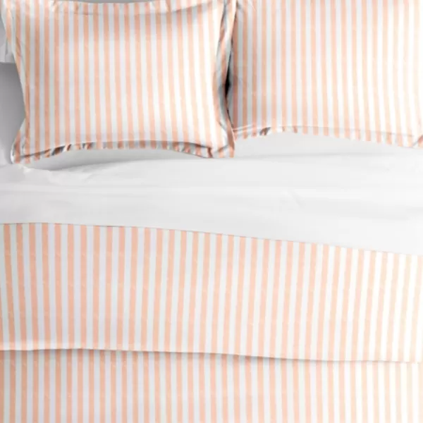 Duvets-Kirkland's Home Pink Rugged Stripe 2-Pc. Twin Duvet Cover Set Pink/White