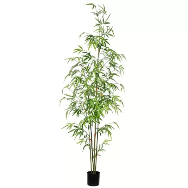 Trees & Topiaries-Kirkland's Home Potted Bamboo Tree, 5 Ft.