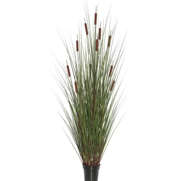 Trees & Topiaries-Kirkland's Home Potted Brown Cats Tails Grass, 48 In.