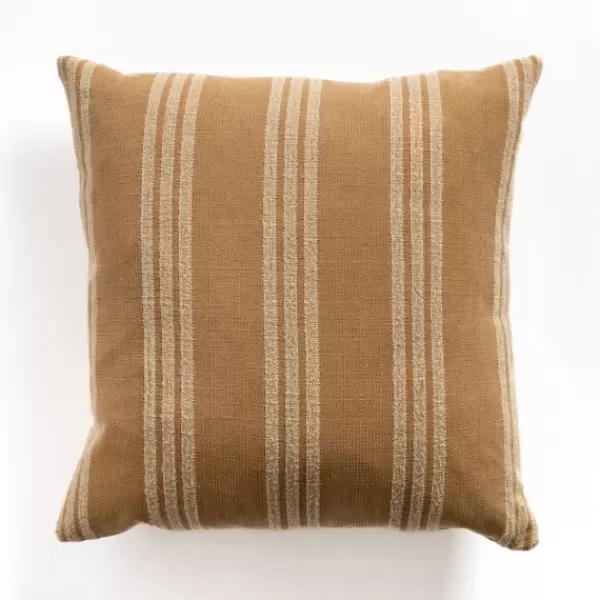 Pillows-Kirkland's Home Providence Stripe Pillow Tan