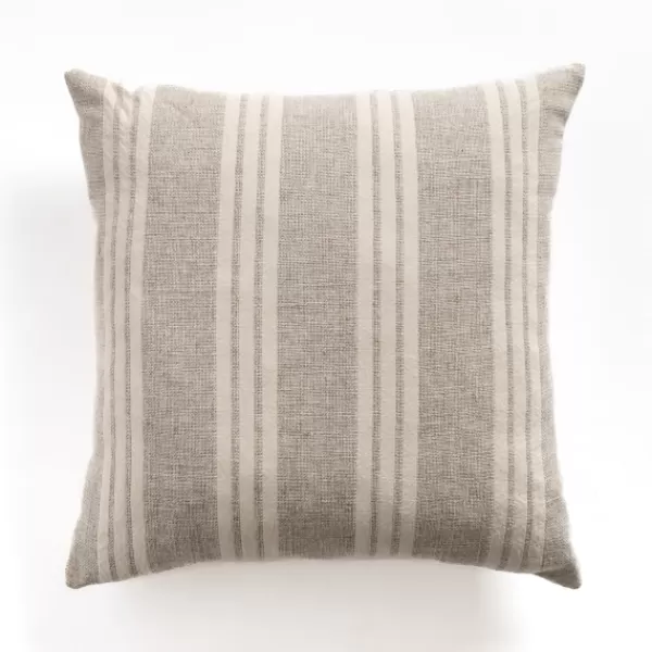Pillows-Kirkland's Home Providence Stripe Pillow Ivory