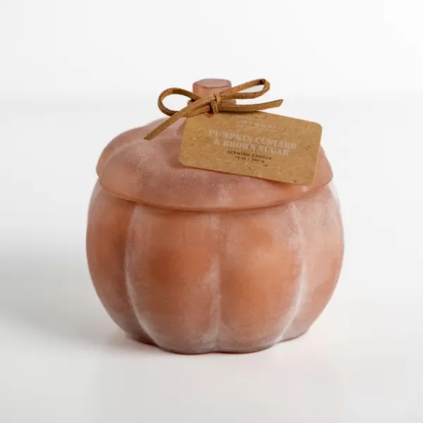 Candles-Kirkland's Home Pumpkin Custard & Brown Sugar Jar Candle Orange