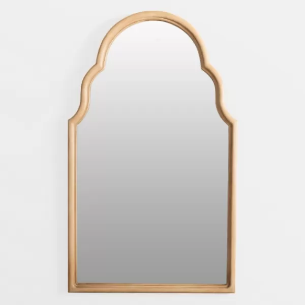 Framed Mirrors-Kirkland's Home Quatrefoil Arch Wood Framed Mirror