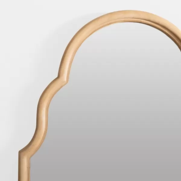 Framed Mirrors-Kirkland's Home Quatrefoil Arch Wood Framed Mirror