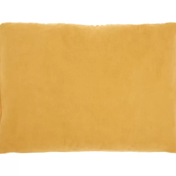Pillows-Kirkland's Home Quilted Chevron Lumbar Pillow Yellow