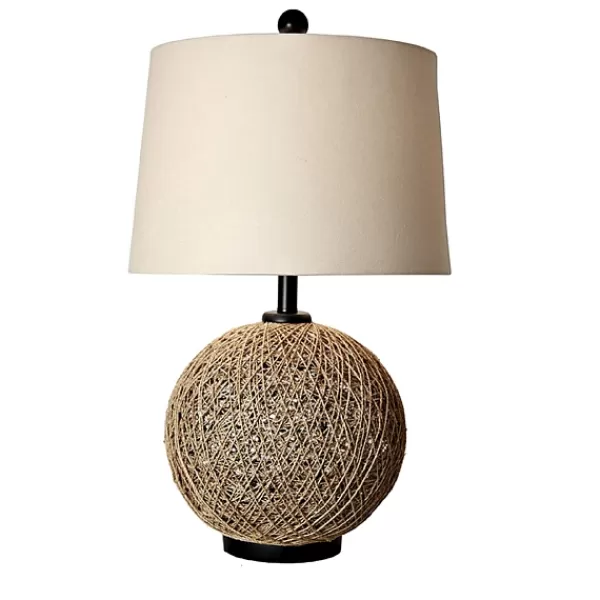Table Lamps-Kirkland's Home Rat Ball Table Lamp Tan