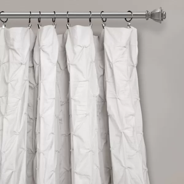 Curtains & Drapes-Kirkland's Home Ravello Pintuck Curtain Panel, 84 In. White