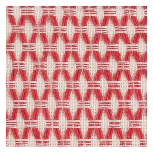 Pillows-Kirkland's Home Red And Ivory Geometric Pillow, 22 In. Red/Ivory