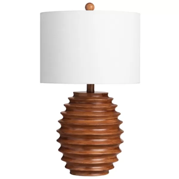 Table Lamps-Kirkland's Home Resin Honeycomb Table Lamp Brown