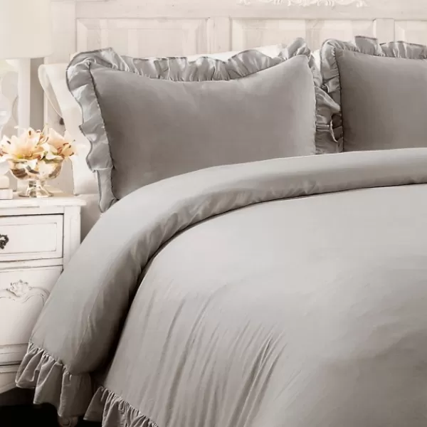 Comforters-Kirkland's Home Riley 3-Pc. King Comforter Set Gray