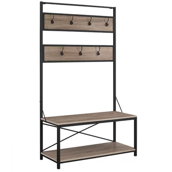 Entryway Furniture-Kirkland's Home Rustic Driftwood Hall Tree