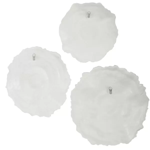 Wall Plaques-Kirkland's Home Sea Coral Wall Plates, Set Of 3 Ivory