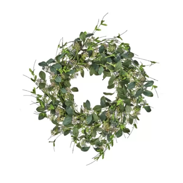 Wreaths-Kirkland's Home Seeded Tradescantia Wreath Green