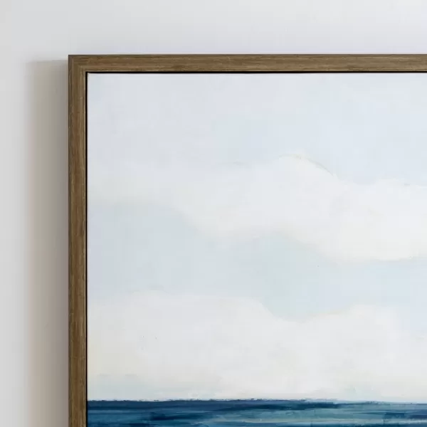 Framed Art-Kirkland's Home Shoreline I Framed Art Print Blue