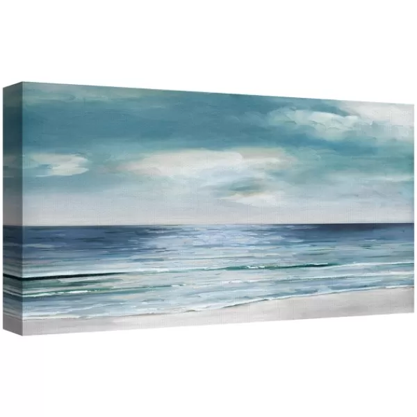 Canvas Art-Kirkland's Home Silver Shore Canvas Art Print Blue