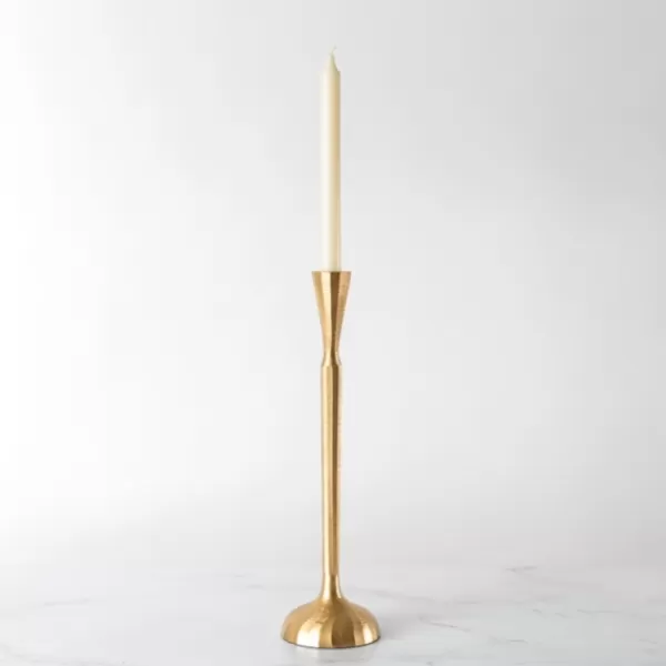 Candle Holders-Kirkland's Home Slim Taper Candle Holder, 16 In. Gold