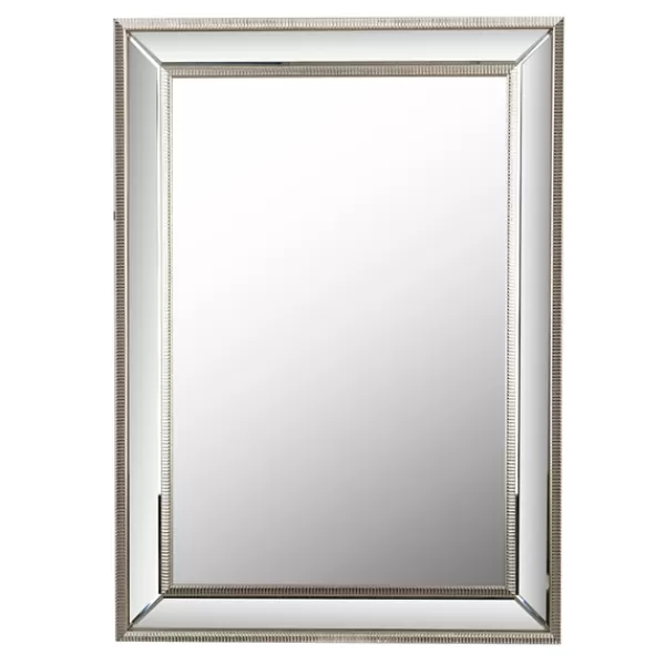 Decorative Mirrors-Kirkland's Home Small Silver Luxe Mirror, 29.5X35.5 In.