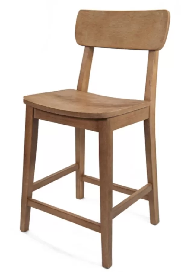 Bar Stools & Counter Height Stools-Kirkland's Home Solid Acacia And Rubberwood Counter Stool Brown