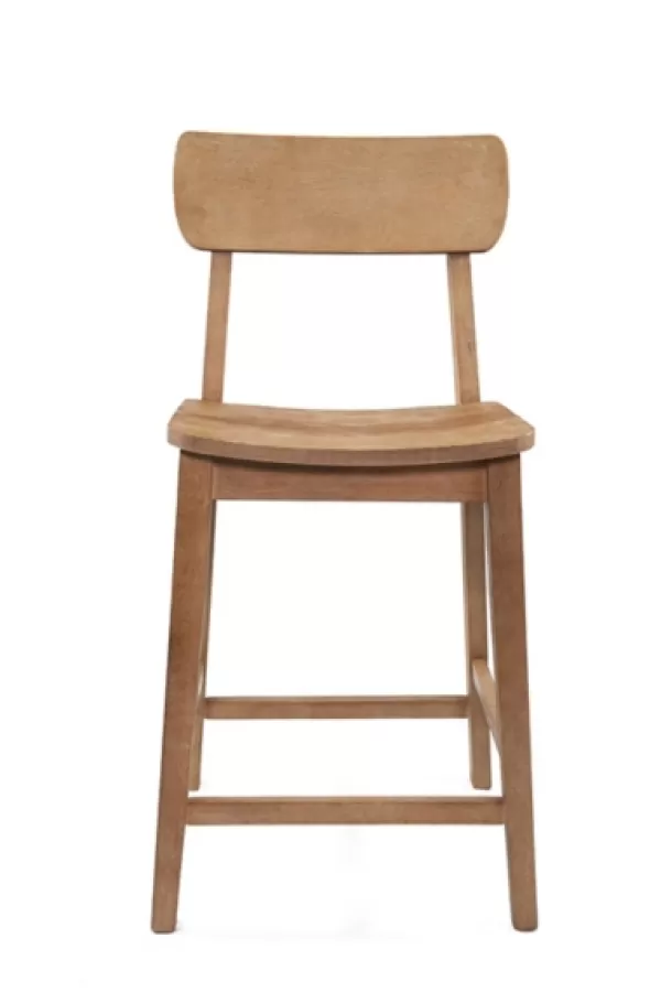 Bar Stools & Counter Height Stools-Kirkland's Home Solid Acacia And Rubberwood Counter Stool Brown