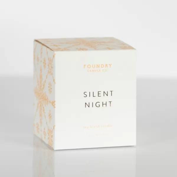 Candles-Kirkland's Home Spiced Chestnut Silent Night Jar Candle White