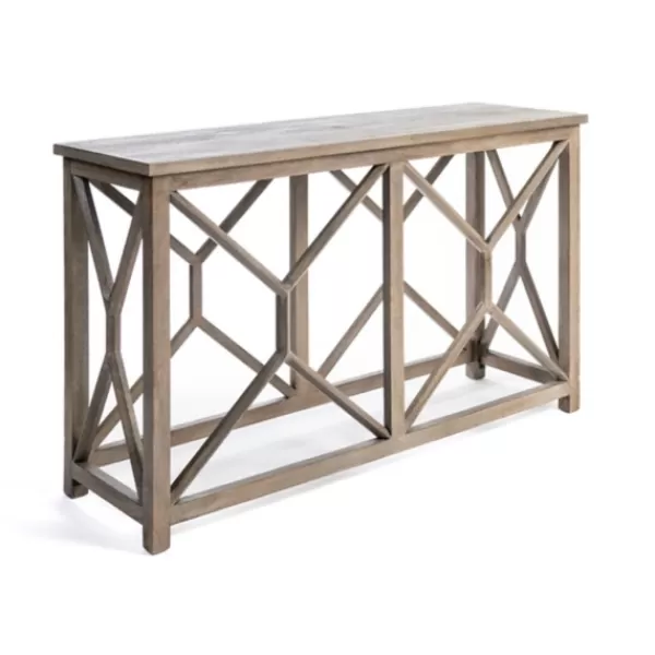 Console Tables-Kirkland's Home Stephan Natural Wood Console Table Brown