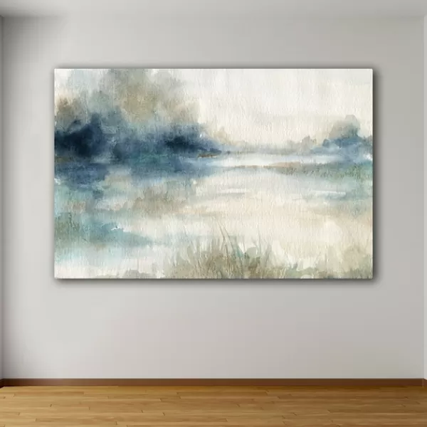 Canvas Art-Kirkland's Home Still Evening Waters Ii Giclee Canvas Art Print Blue/Green
