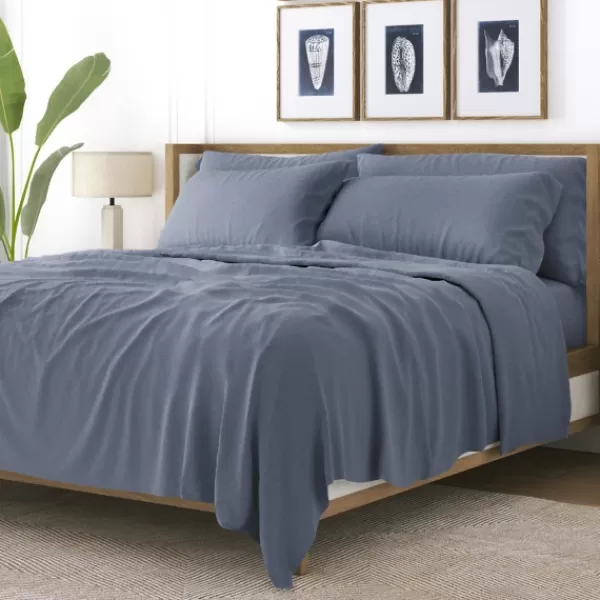 Bed Sheets-Kirkland's Home Stone Ultra Soft 6-Pc. Full Sheet Set Gray