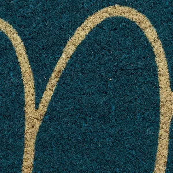 Doormats-Kirkland's Home Storm Hello Doormat Blue