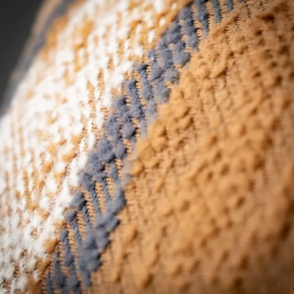 Pillows-Kirkland's Home Striped Sienna Textured Pillow Brown