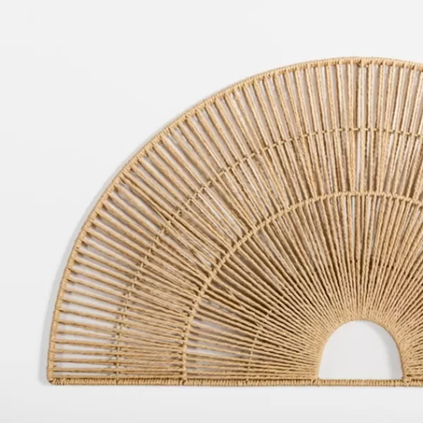 Wall Plaques-Kirkland's Home Sunburst Arch Rope Wall Plaque Tan