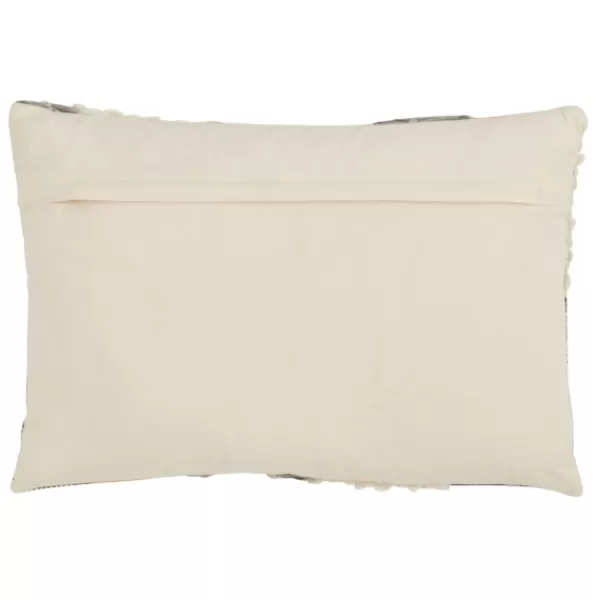 Pillows-Kirkland's Home Sunshine Boucle Textured Lumbar Throw Pillow Yellow/White/Gray