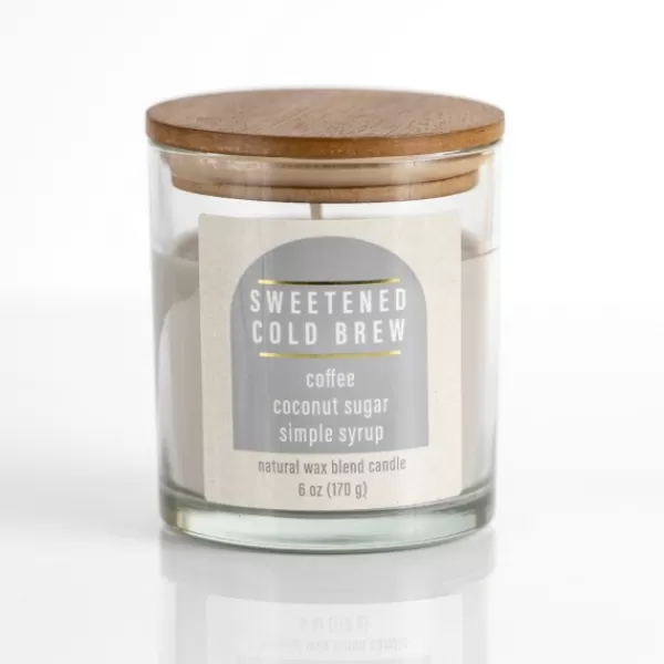 Candles-Kirkland's Home Sweetened Cold Brew Jar Candle Brown