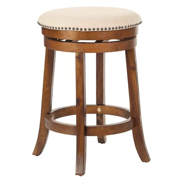 Bar Stools & Counter Height Stools-Kirkland's Home Swivel Counter Stools, Set Of 2 Brown