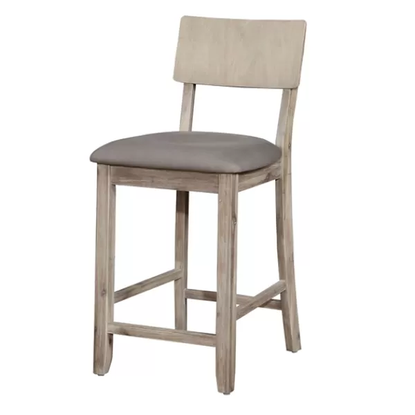 Bar Stools & Counter Height Stools-Kirkland's Home Taylor Wash Counter Stool Gray